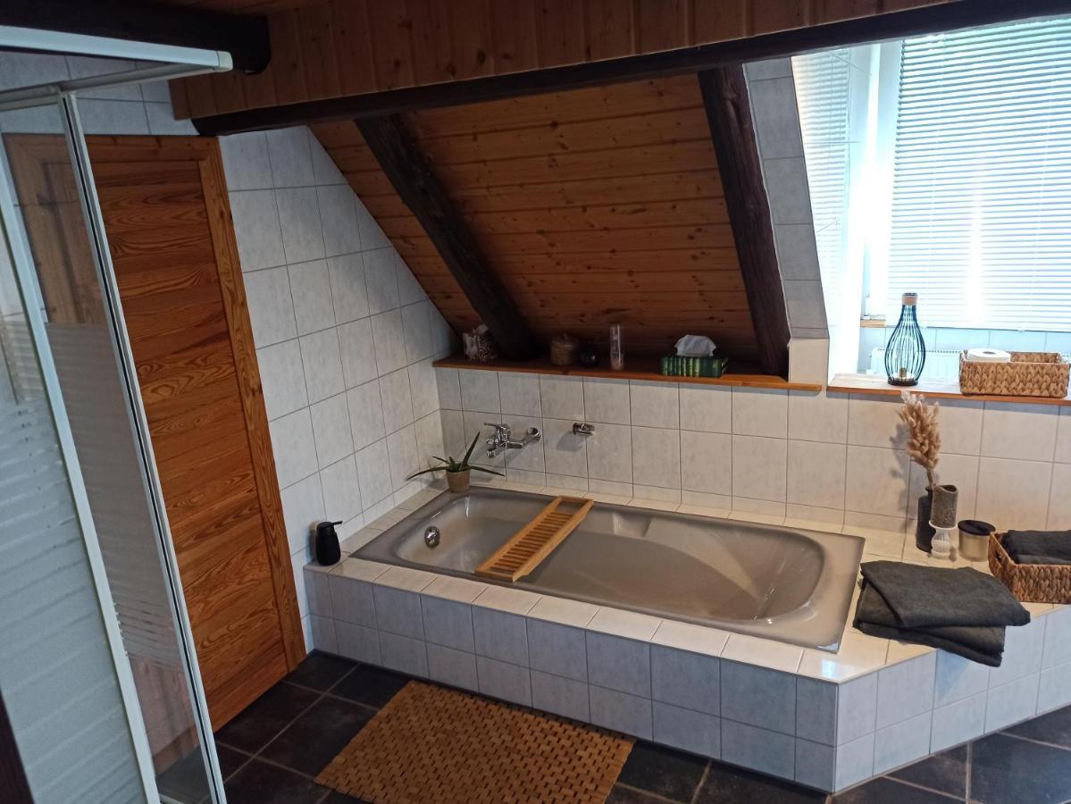 Ferienwohnung "Frieda" Breitenstein エクステリア 写真